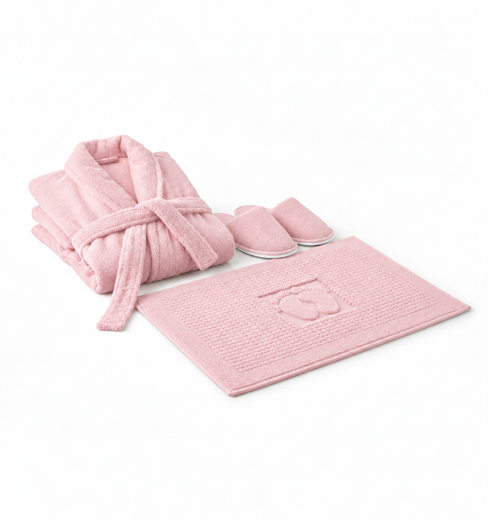 Premium Bath Set – Baby Pink