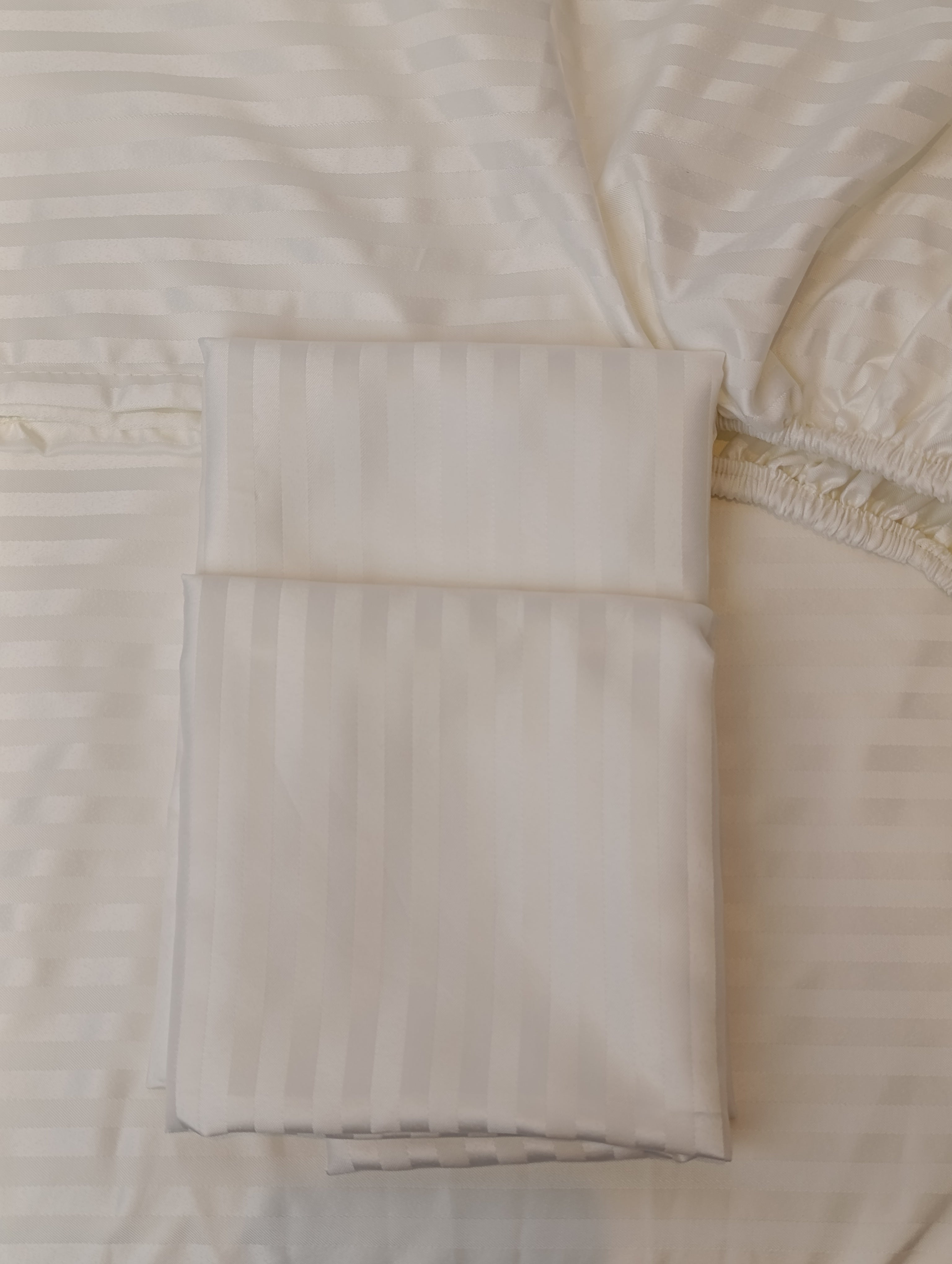 Stripe Satin Bed Sheet Set 3 Pieces - image 7