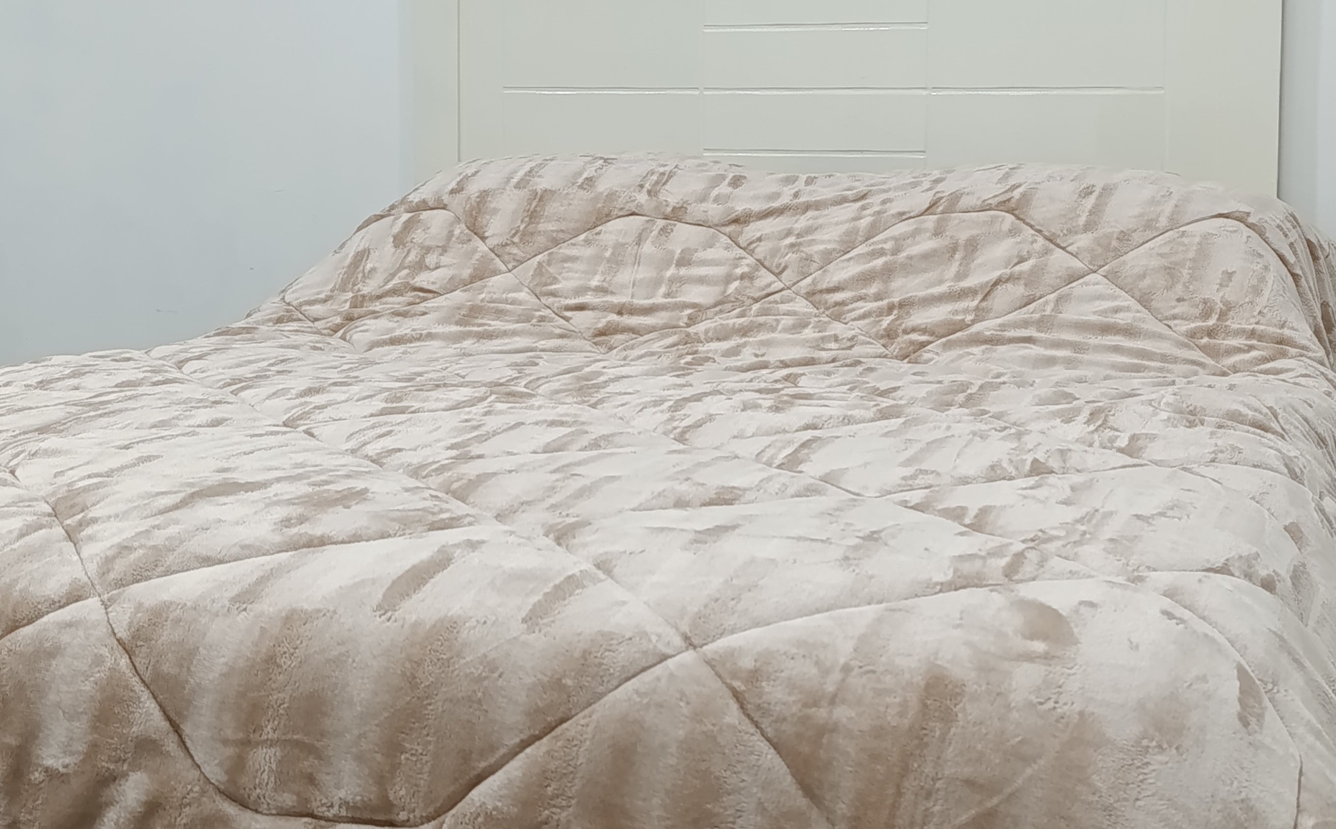 Blanket Duvet Set -Beige 3 Pieces - image 4