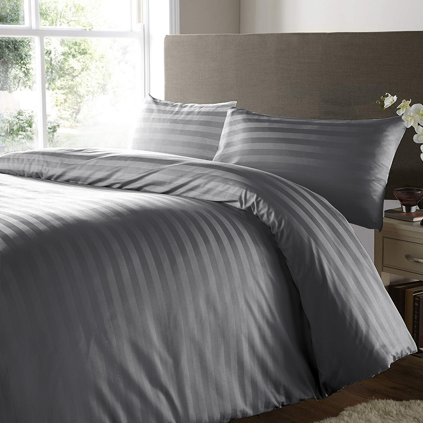 Stripe Cotton Duvet Cover Set - image 14