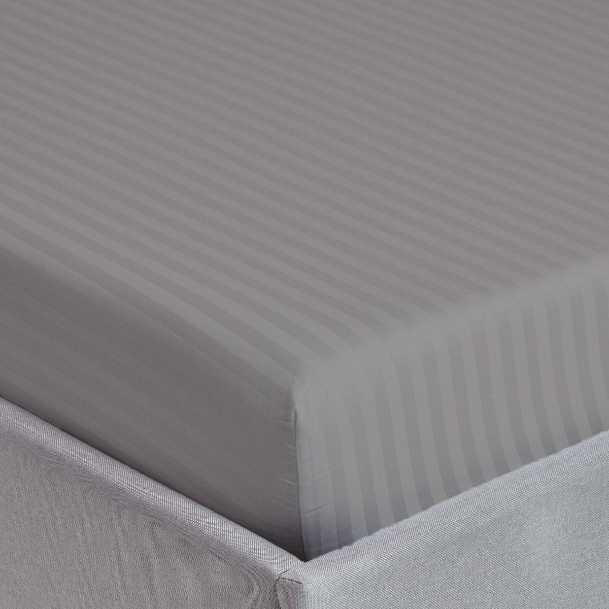 Stripe Satin Bed Sheet Set 3 Pieces - image 3