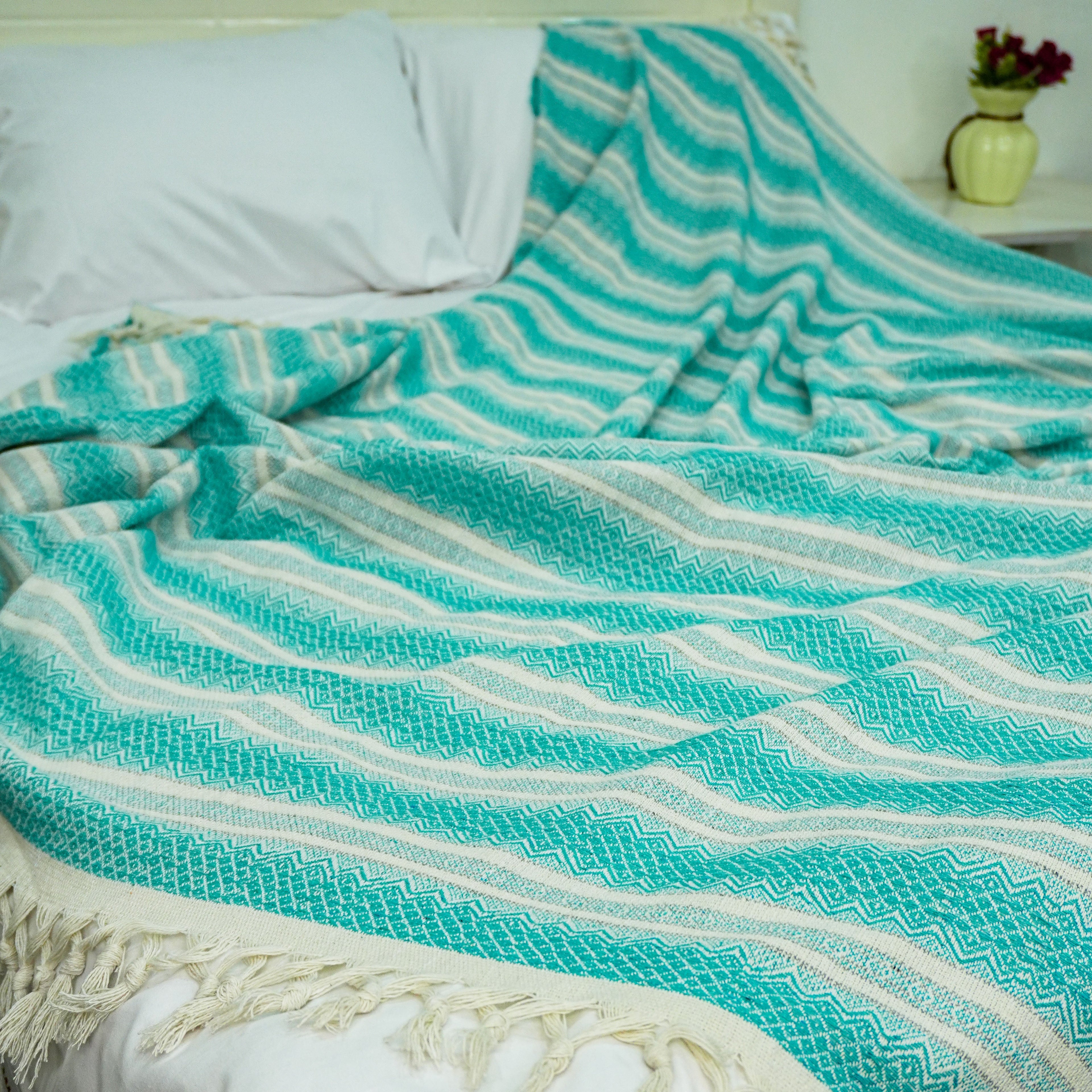 Cotton Coverlet - Verde - image 7