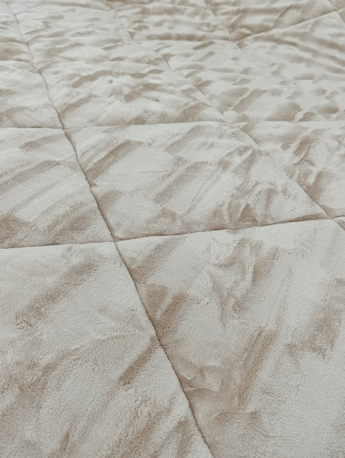Blanket Duvet Set -Beige 3 Pieces - image 2