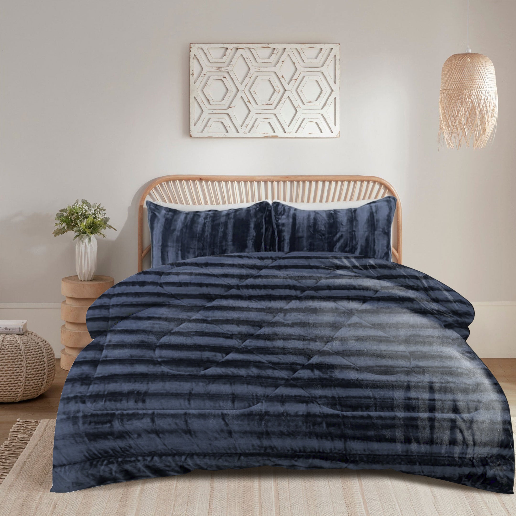Blanket Duvet Set -Graphite Blue 3 pieces - image 1