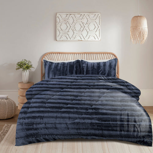 Blanket Duvet Set -Graphite Blue 3 pieces - image 1