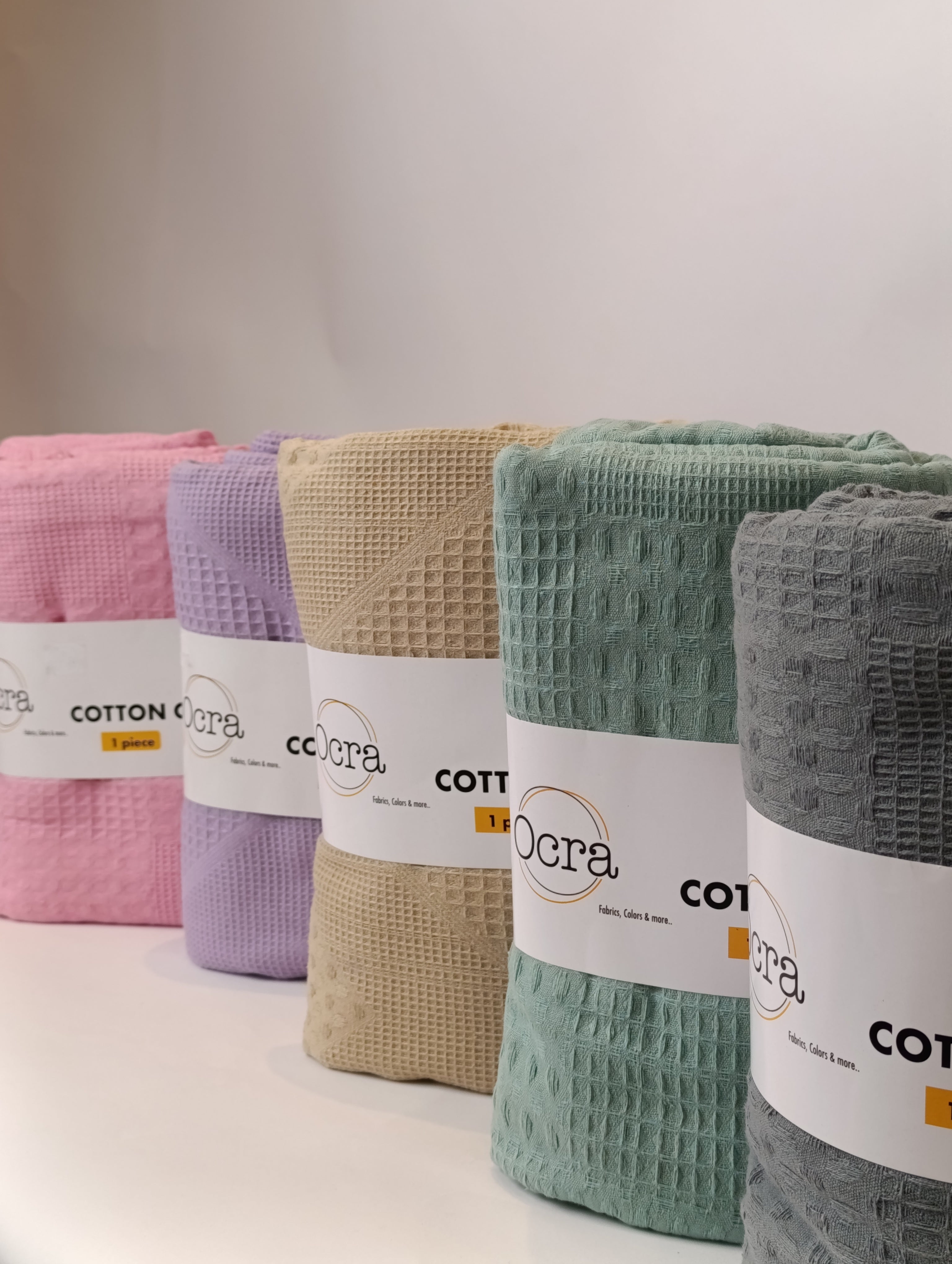 Cotton Coverlet – Beige (Single/King) - image 3