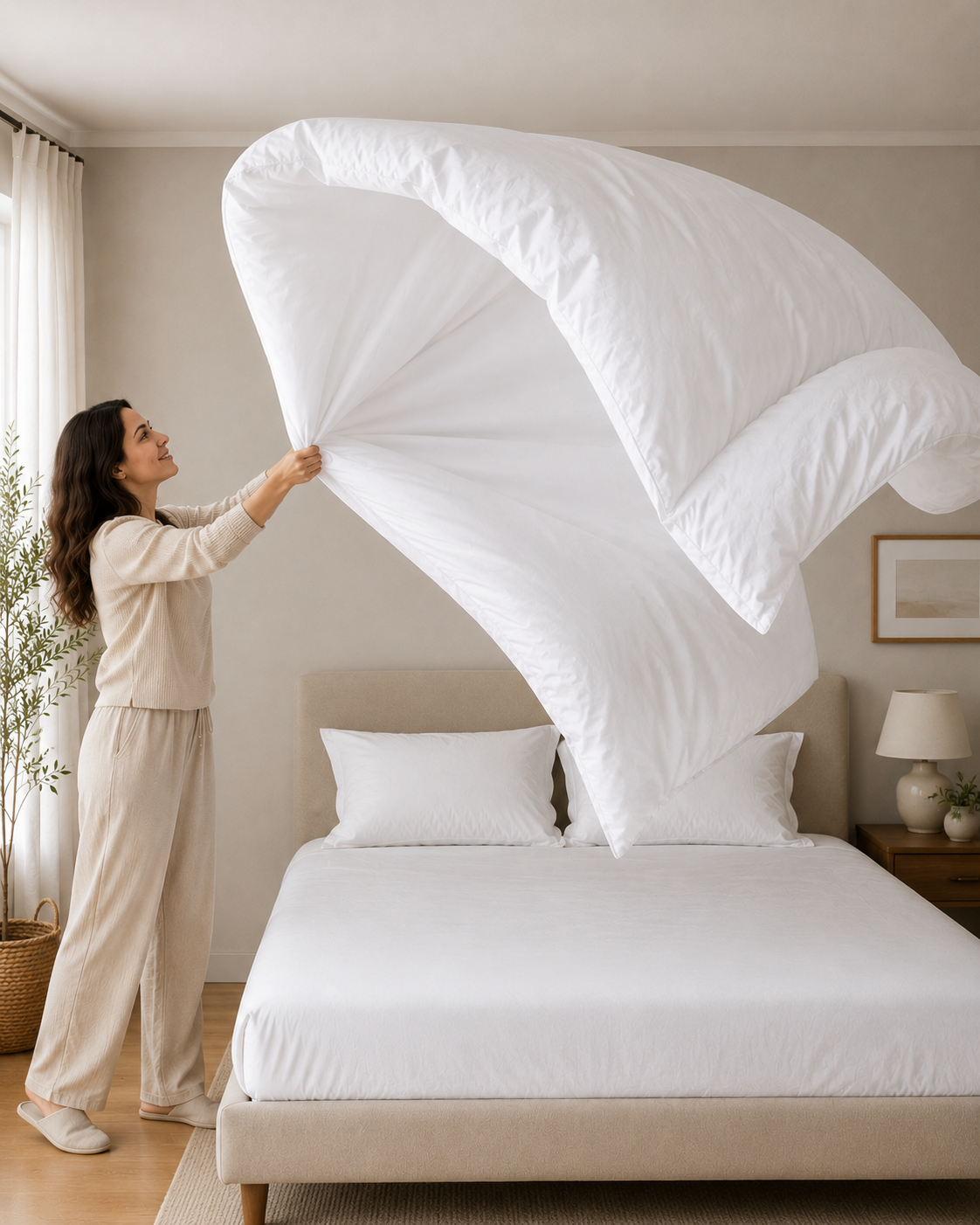 Solid Cotton Duvet Cover Set - image 3