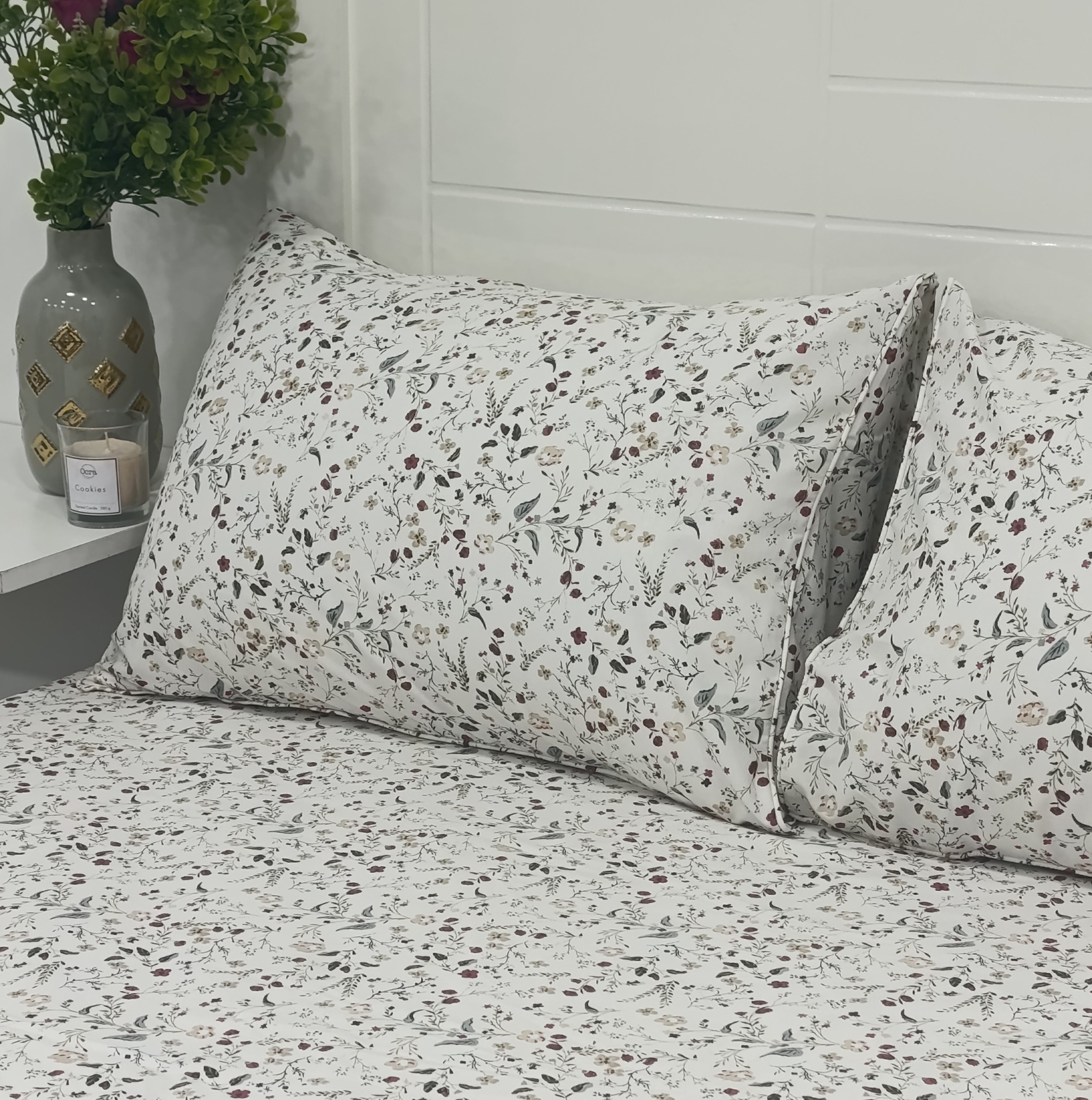 Cotton Bed Sheet Set - 3 Pieces  - Blossom - image 1