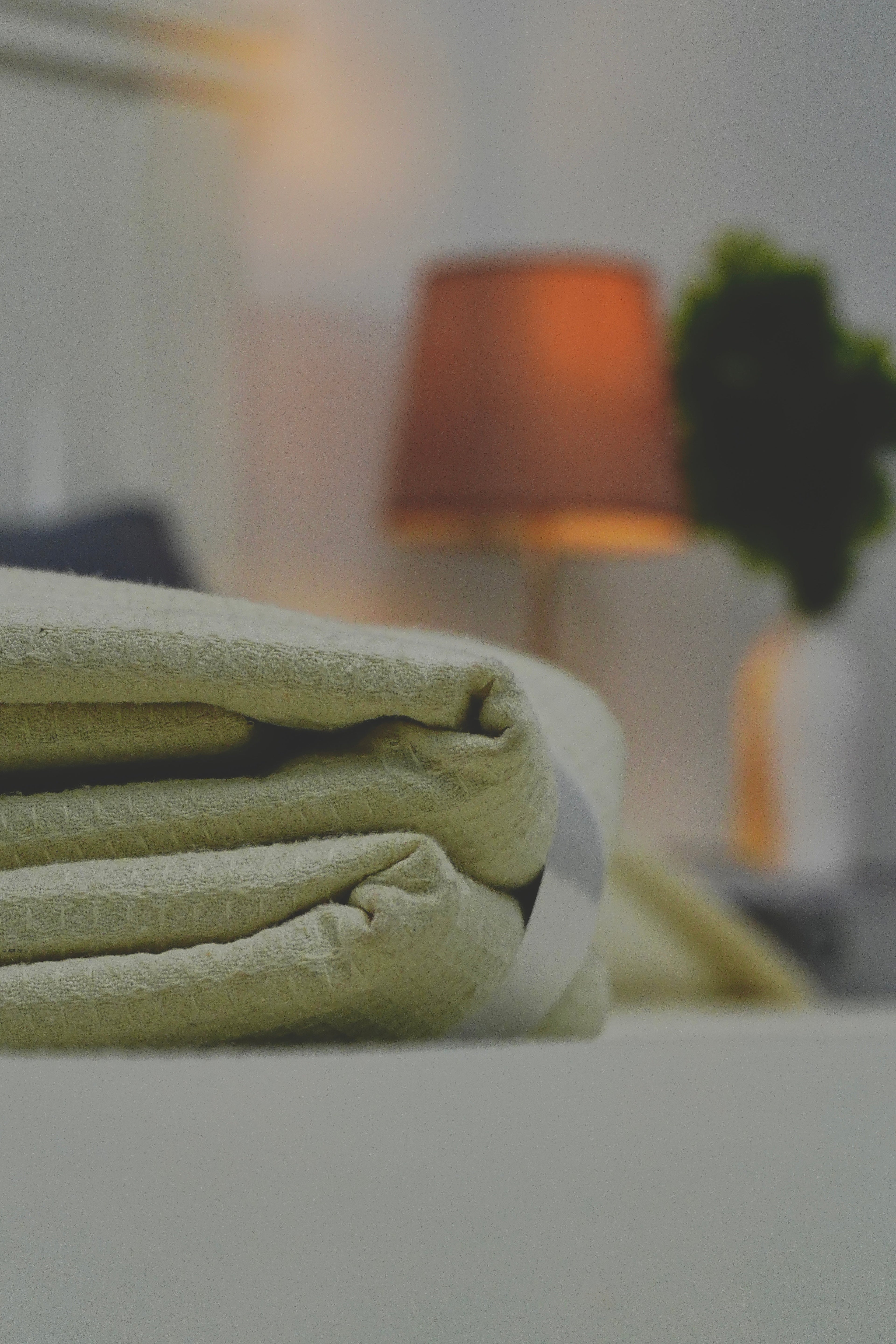Cotton Coverlet – Gray, Baby Blue, Pistachio & Light Beige (Single/King) - image 8