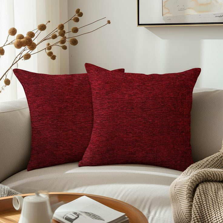Diamond Sofa Cushion – Burgundy, 100% Polyester - image 1