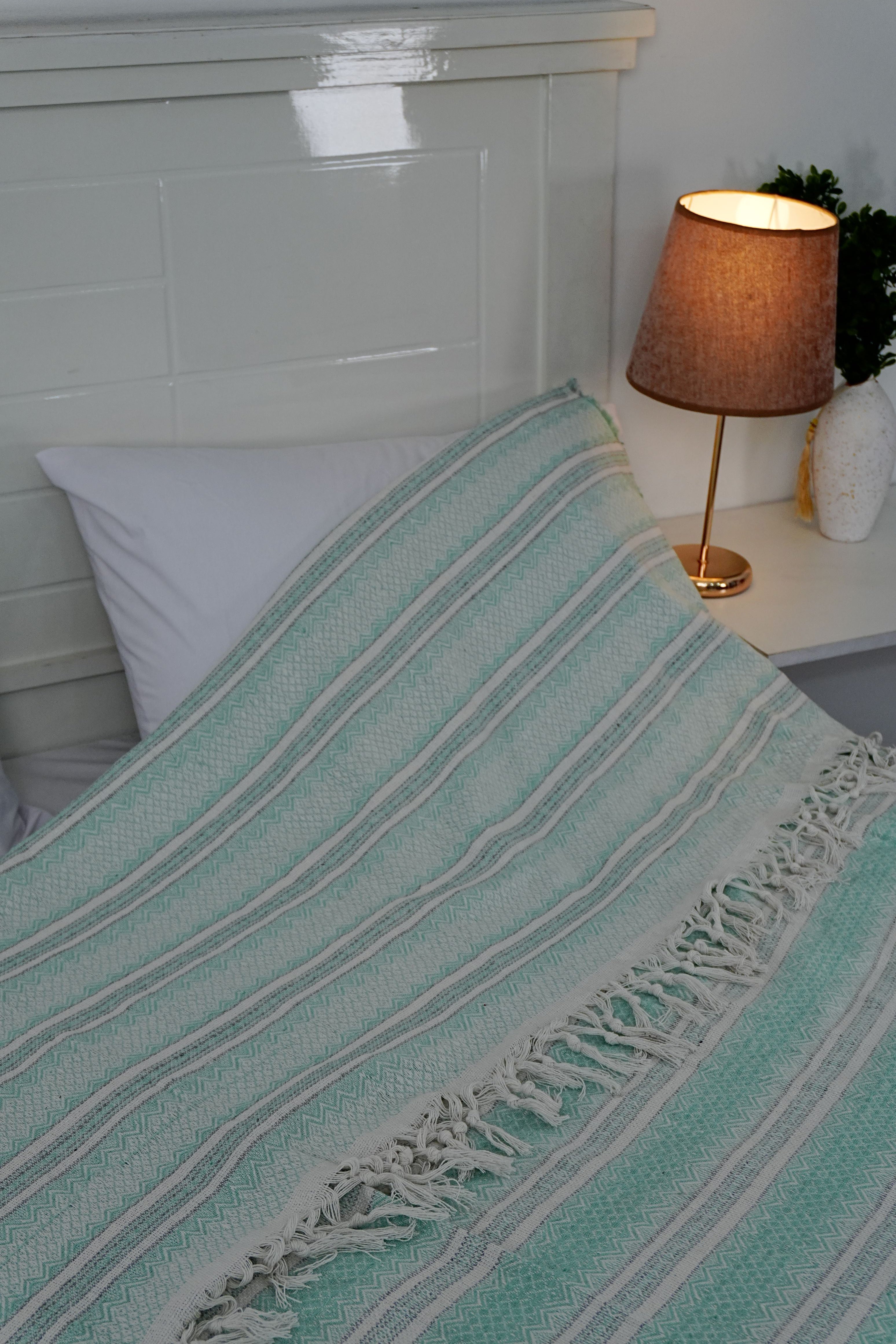 Cotton Coverlet - Verde - image 3