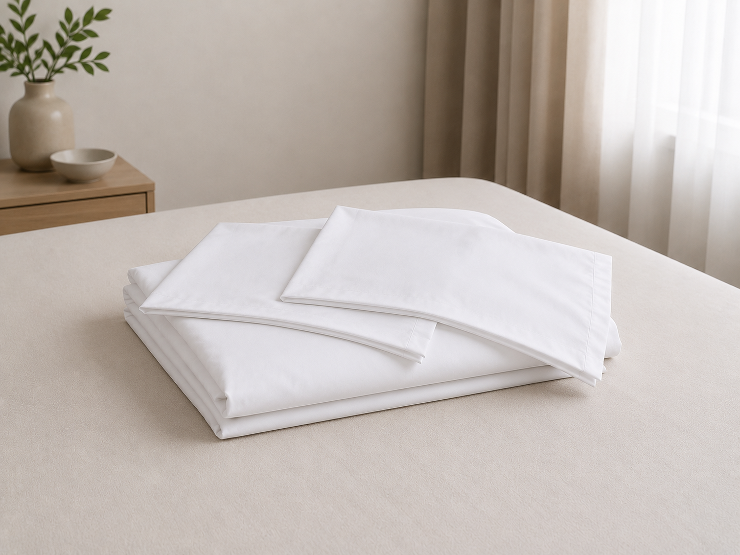Solid Cotton Duvet Cover Set - image 2