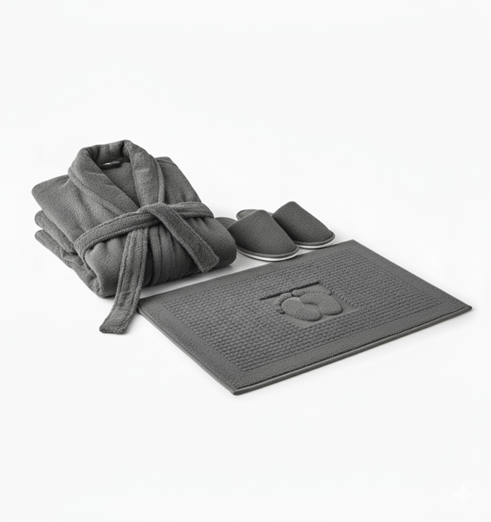 Premium Bath Set – Gray