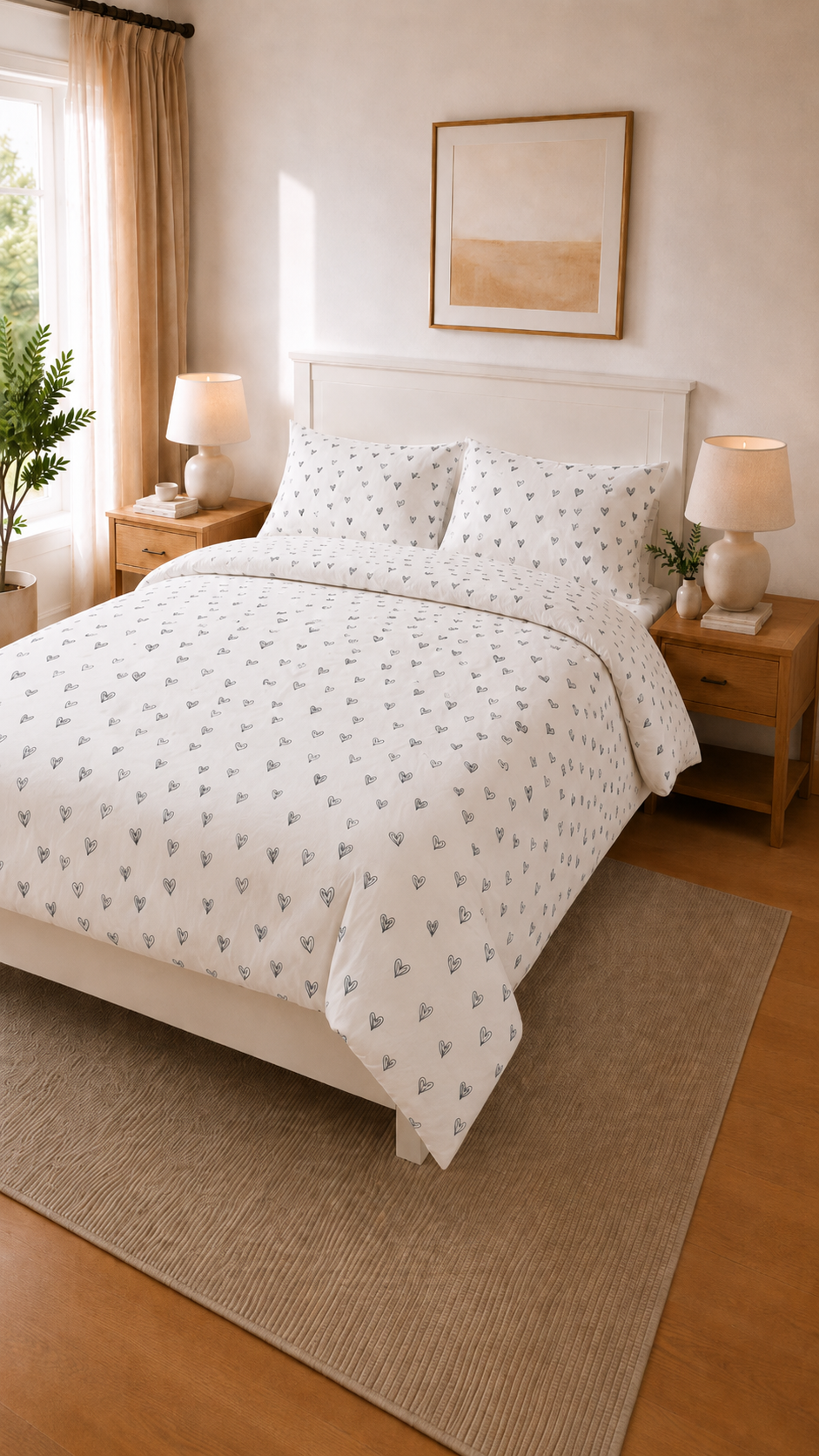 Cotton Duvet Cover Set - Juliette - image 1