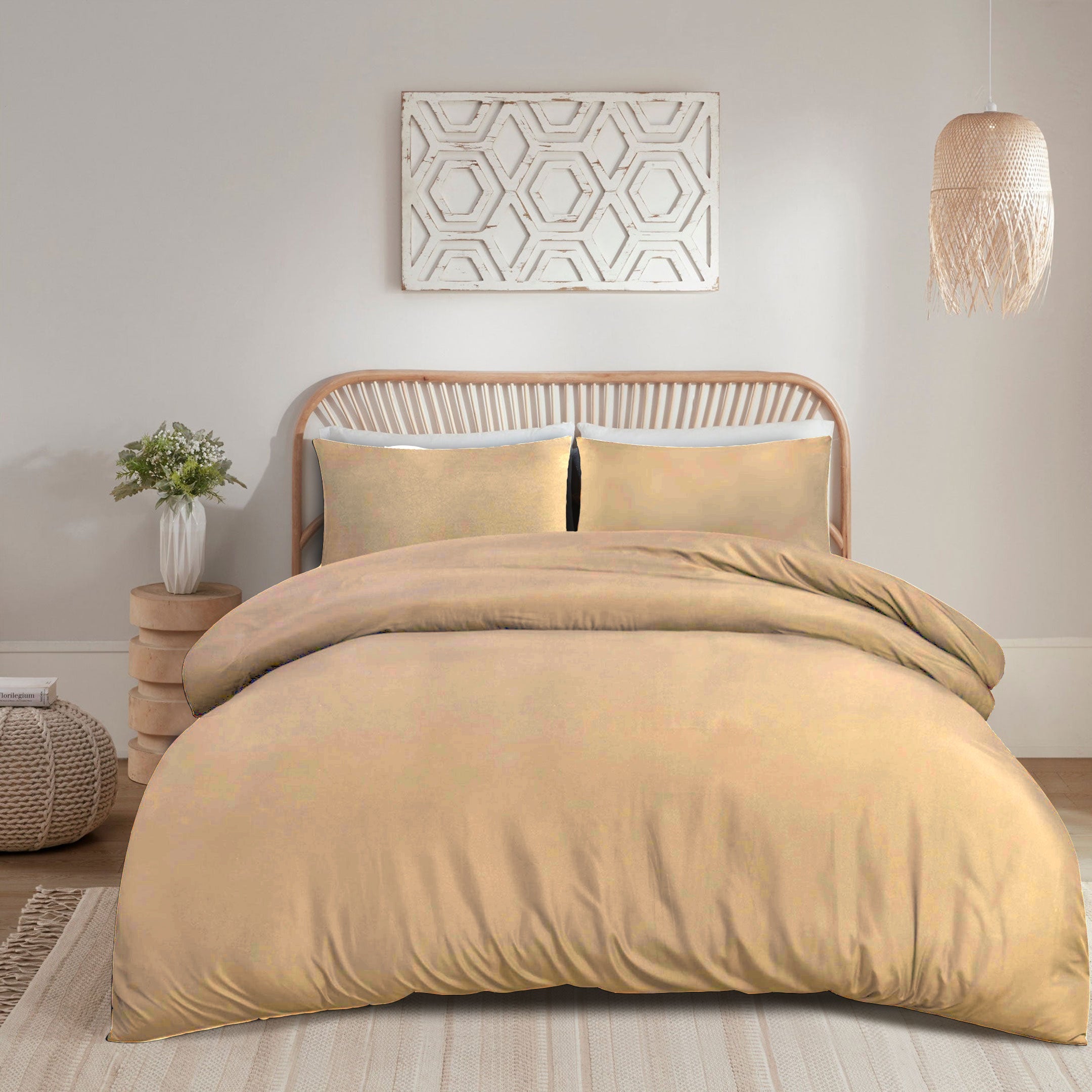 Solid Microfiber Duvet Cover Set - image 3