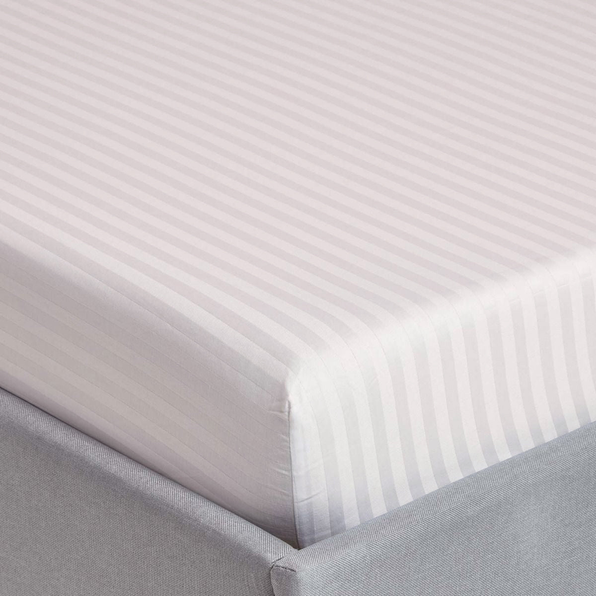 Stripe Satin Bed Sheet Set 3 Pieces - image 6