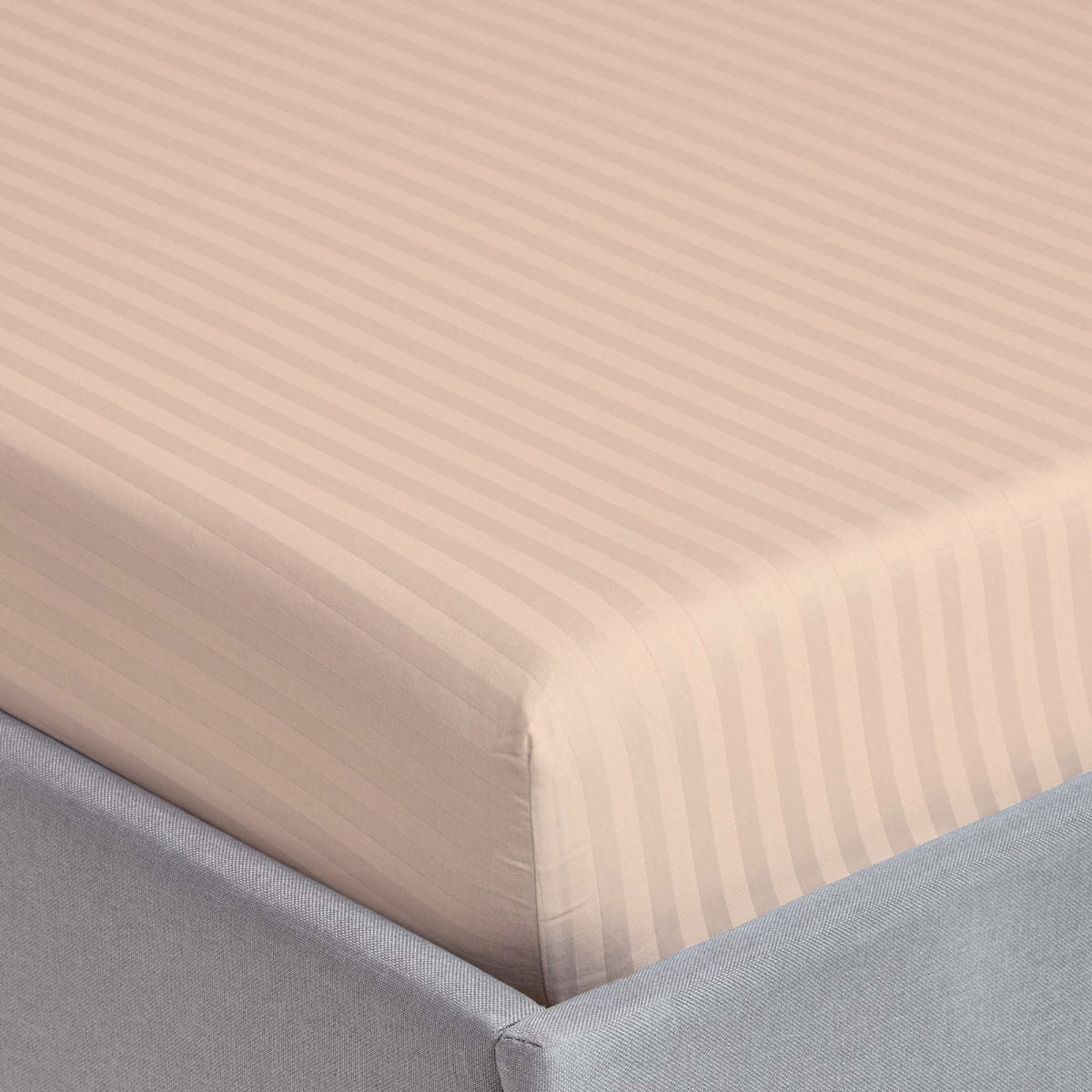 Stripe Satin Bed Sheet Set 3 Pieces - image 4