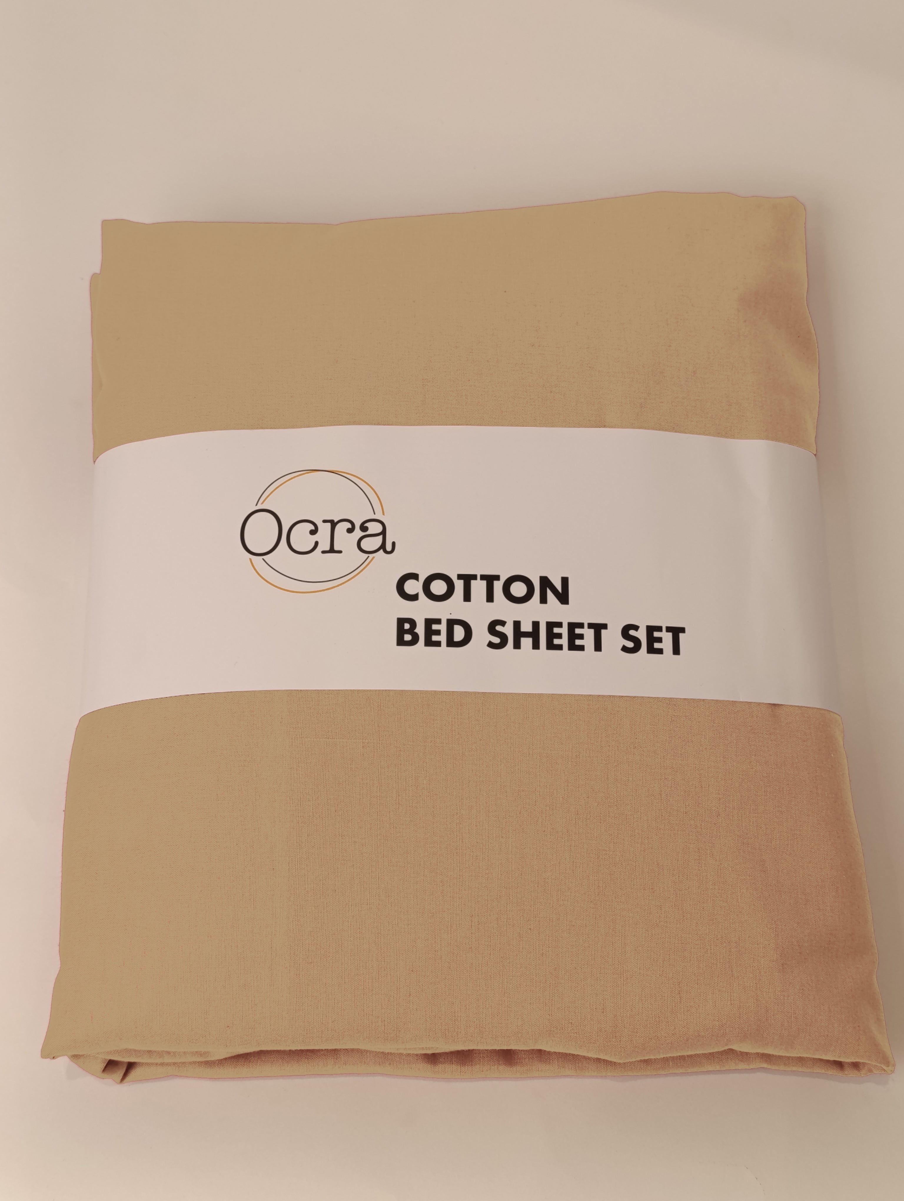 Cotton Bedsheet Set – Solid Colors (3 Pieces) - image 6