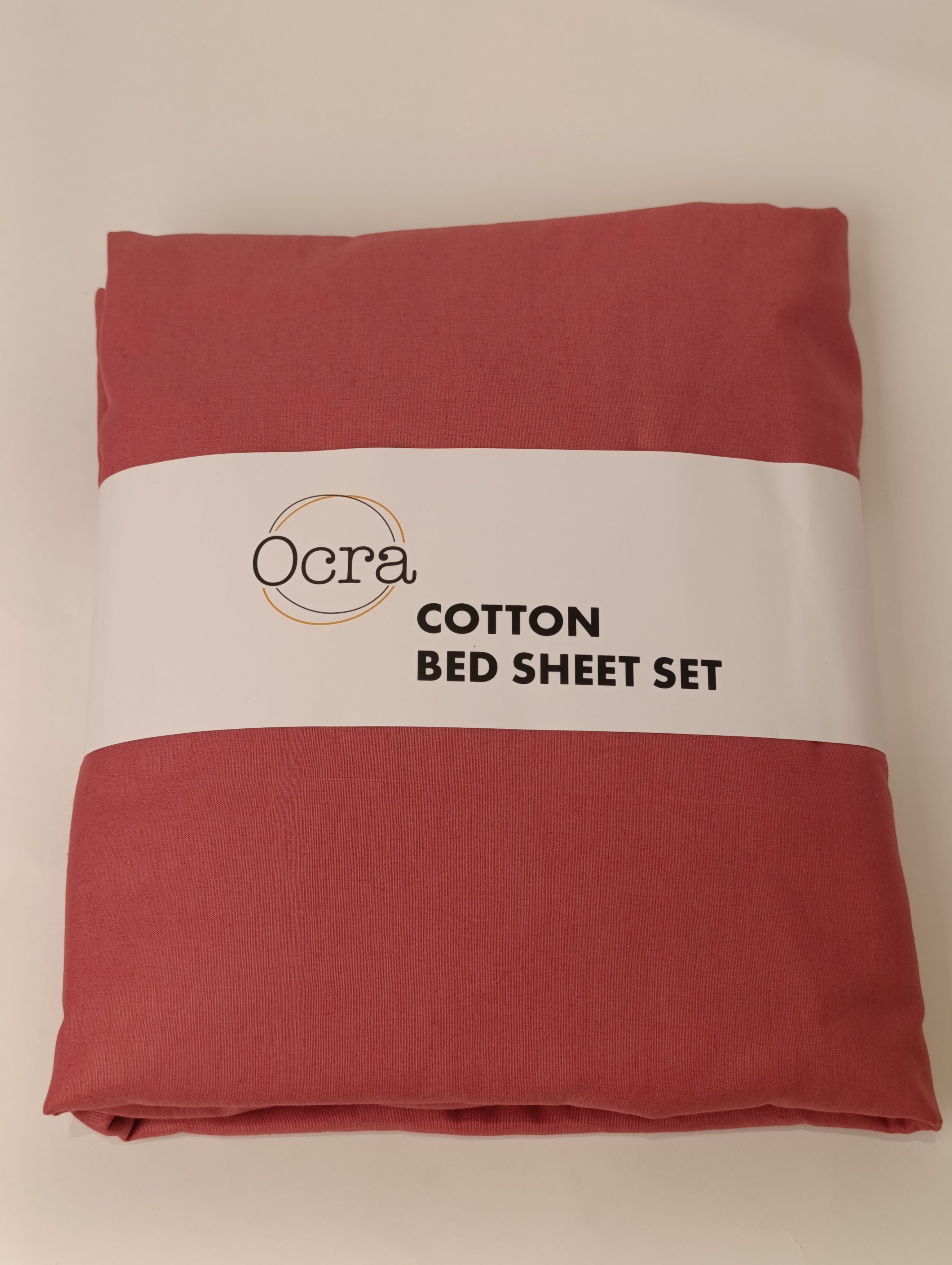 Cotton Bedsheet Set – Solid Colors (3 Pieces) - image 7