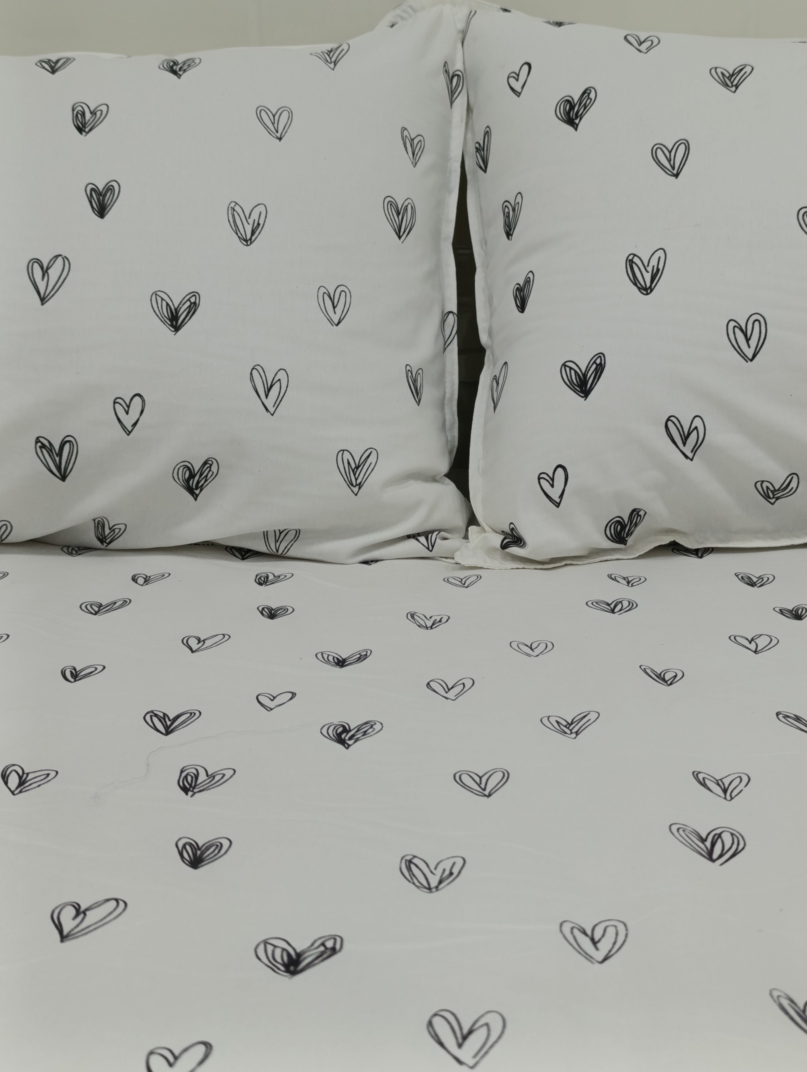 Cotton Bed Sheet Set - 3 Pieces  - Juliette - image 2