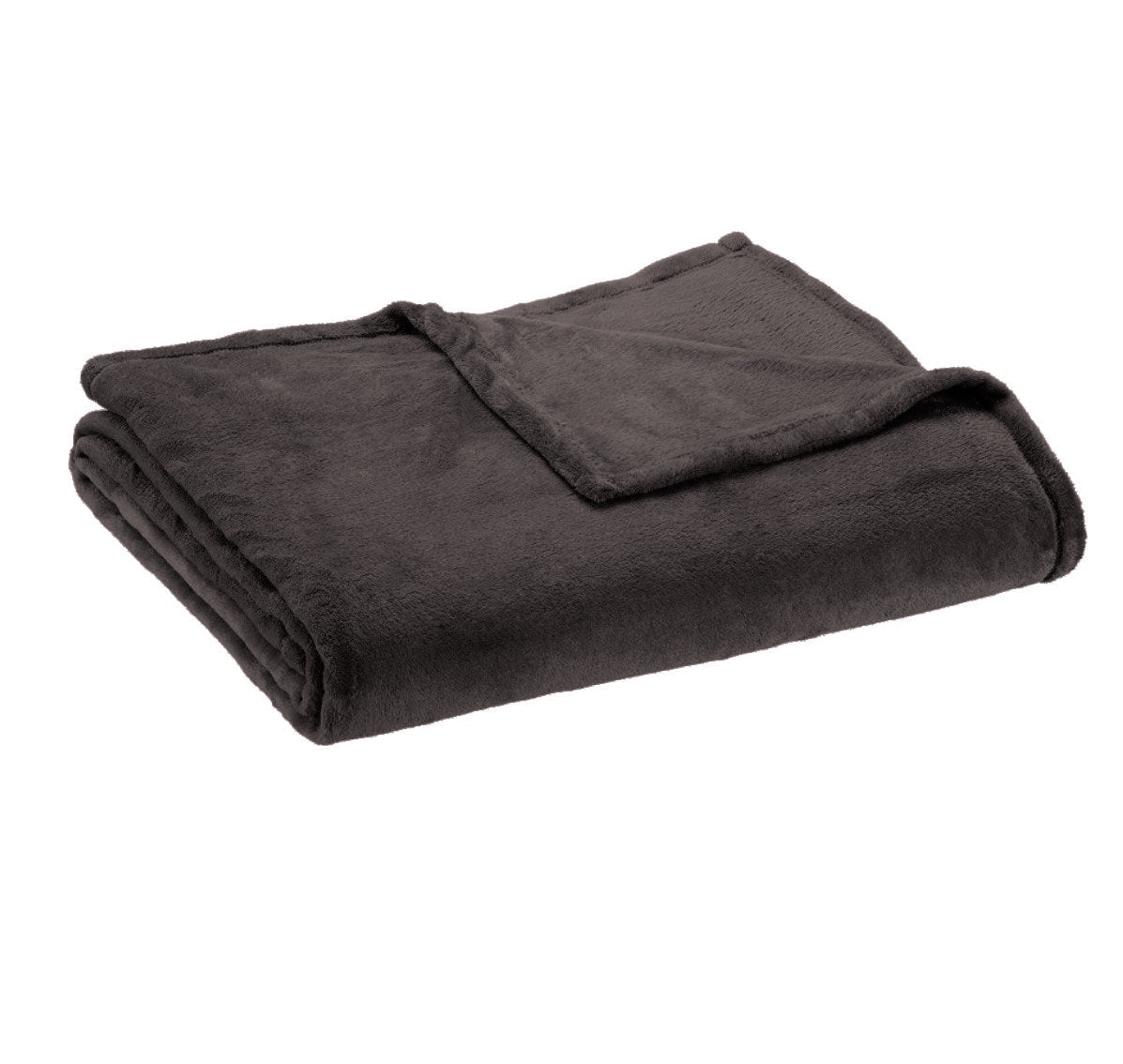 Soft Fleece Blanket – Gray, Fine Microfiber (140x200) - image 2