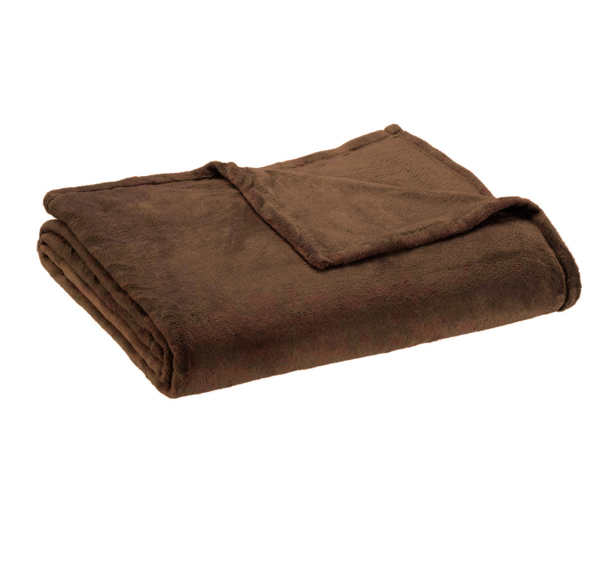 Soft Fleece Blanket – Brown, Fine Microfiber (140x200) - image 2