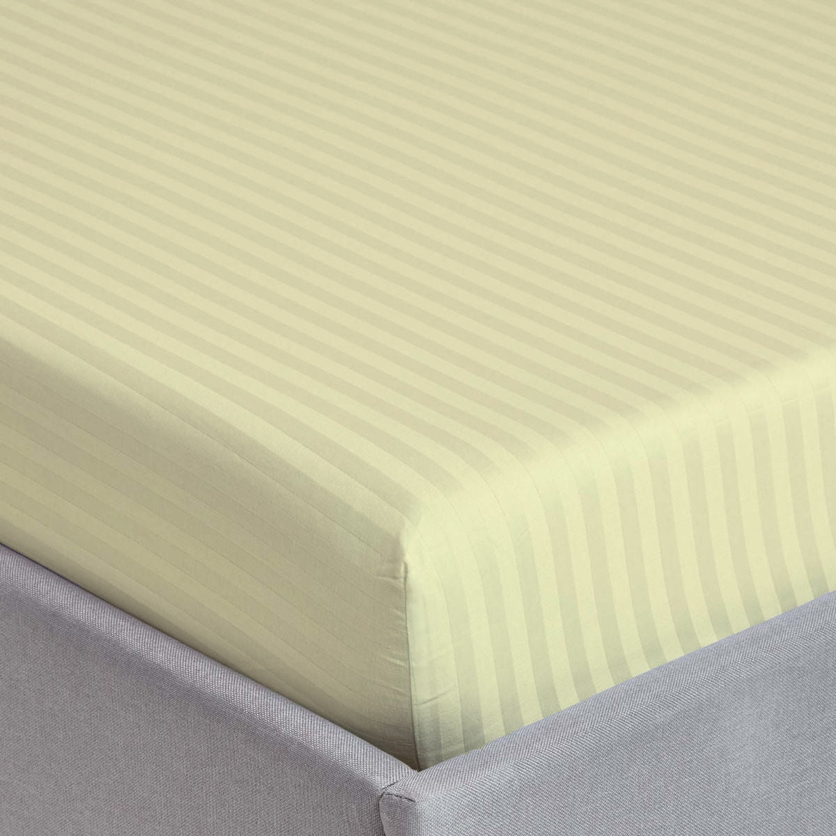 Stripe Satin Bed Sheet Set 3 Pieces - image 5