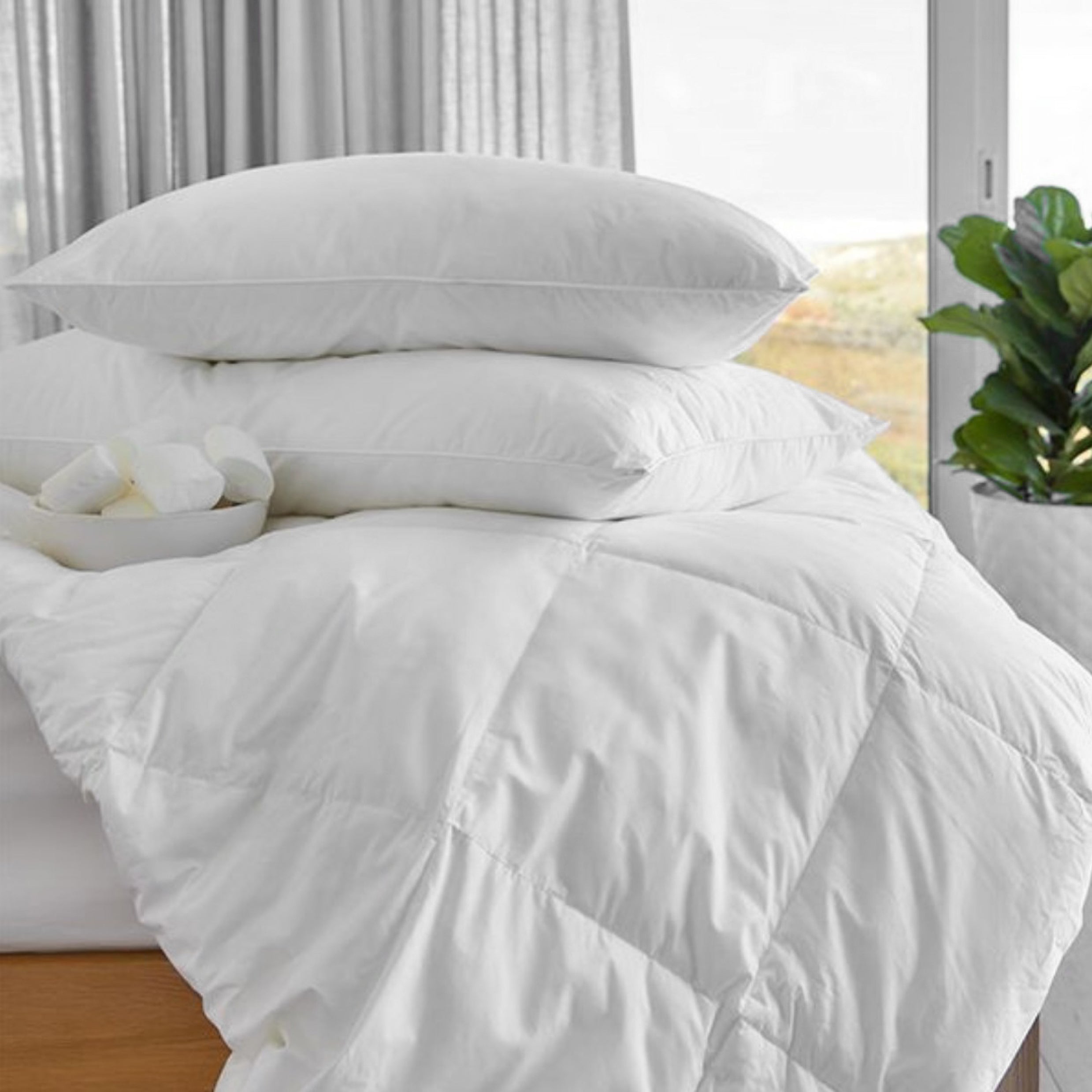 Lightweight Summer Duvet Set – 300TC Giza Cotton Percale 40/1 - image 1
