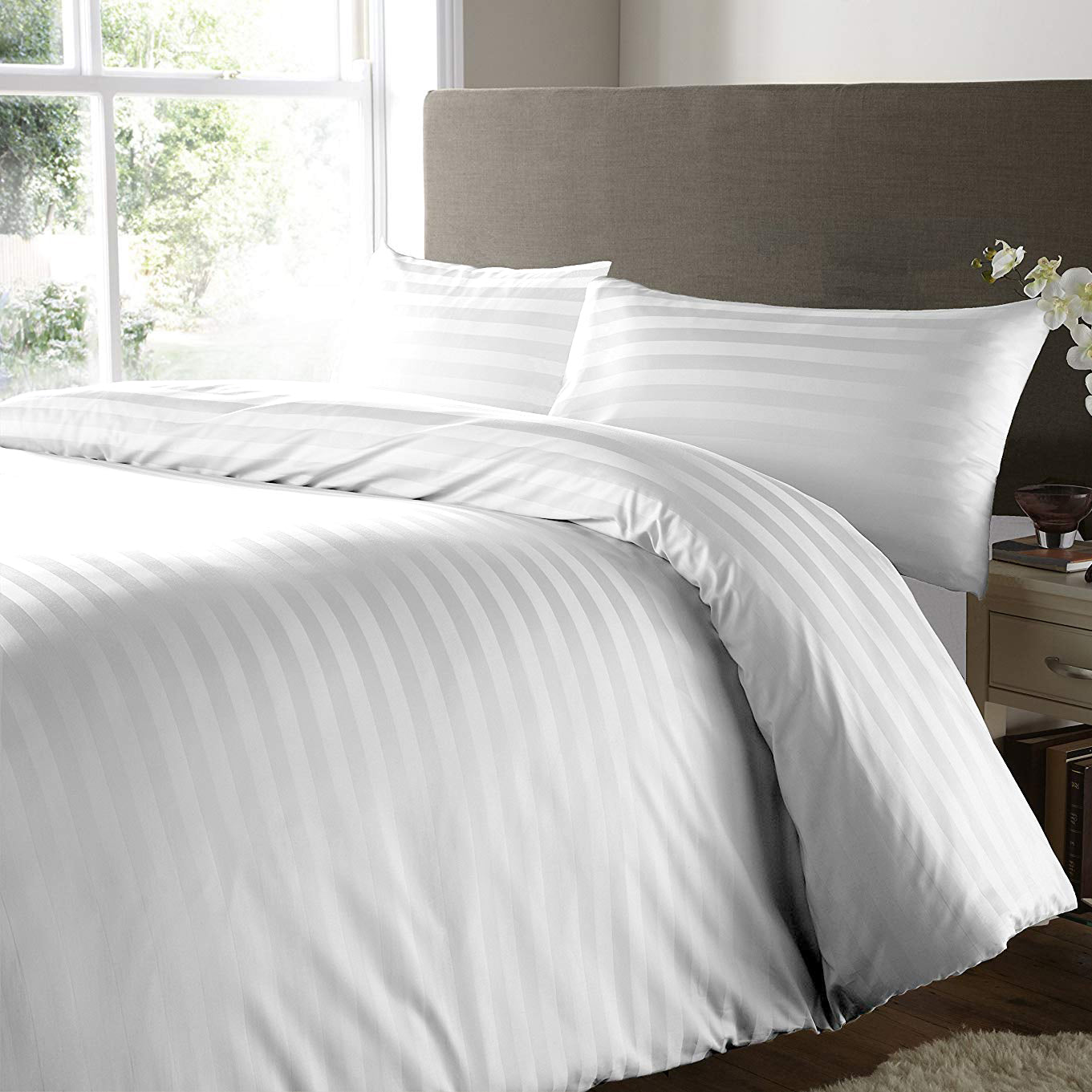 Stripe Cotton Duvet Cover Set - image 1