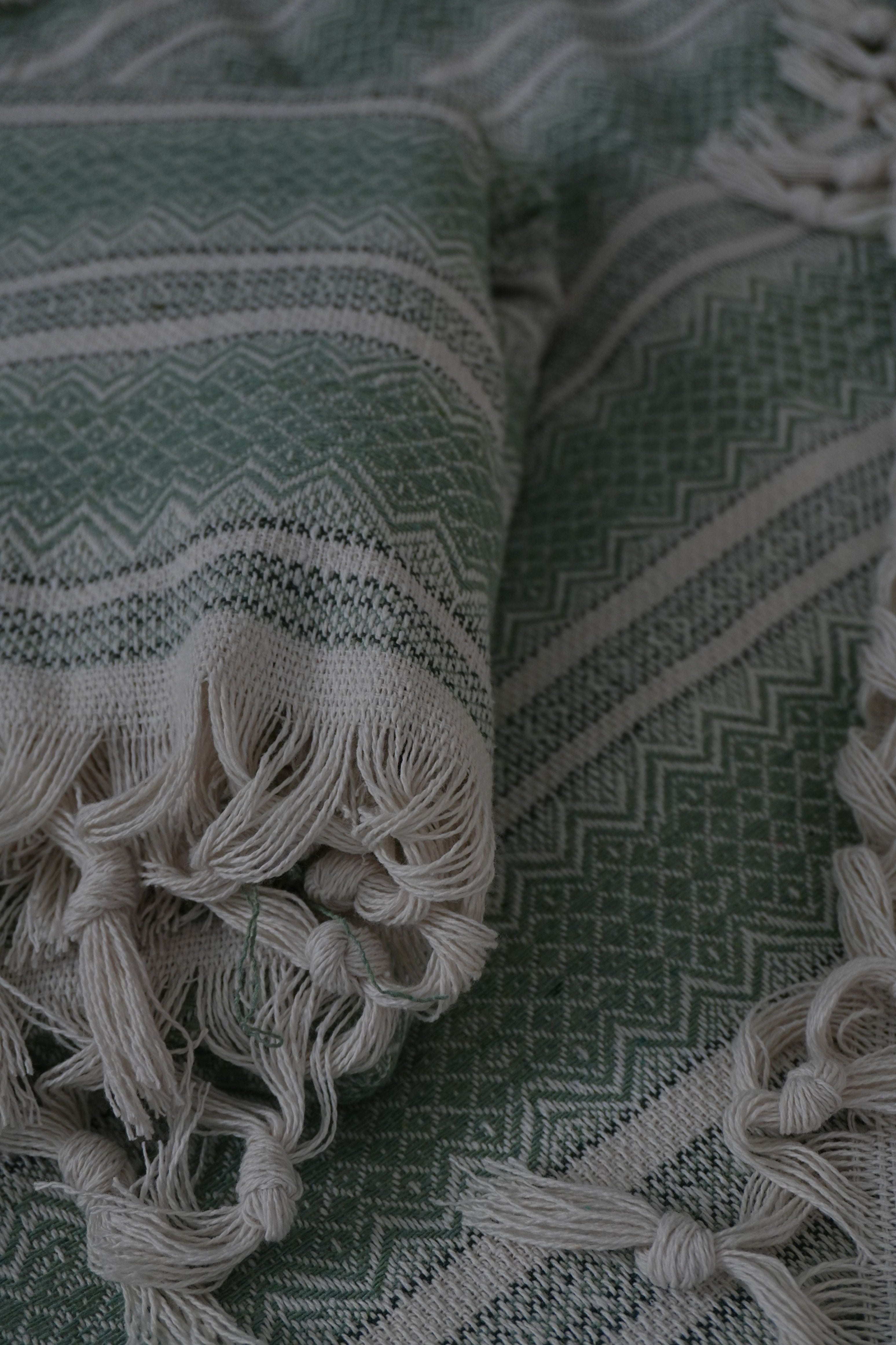 Cotton Coverlet - Verde - image 1