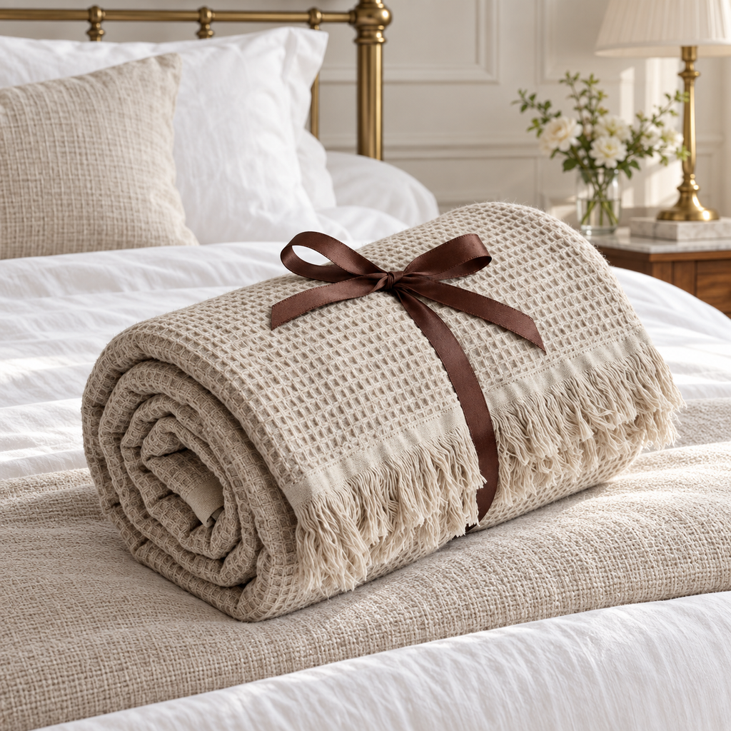Dether Couverture in refined English interior | Giza Cotton Hub