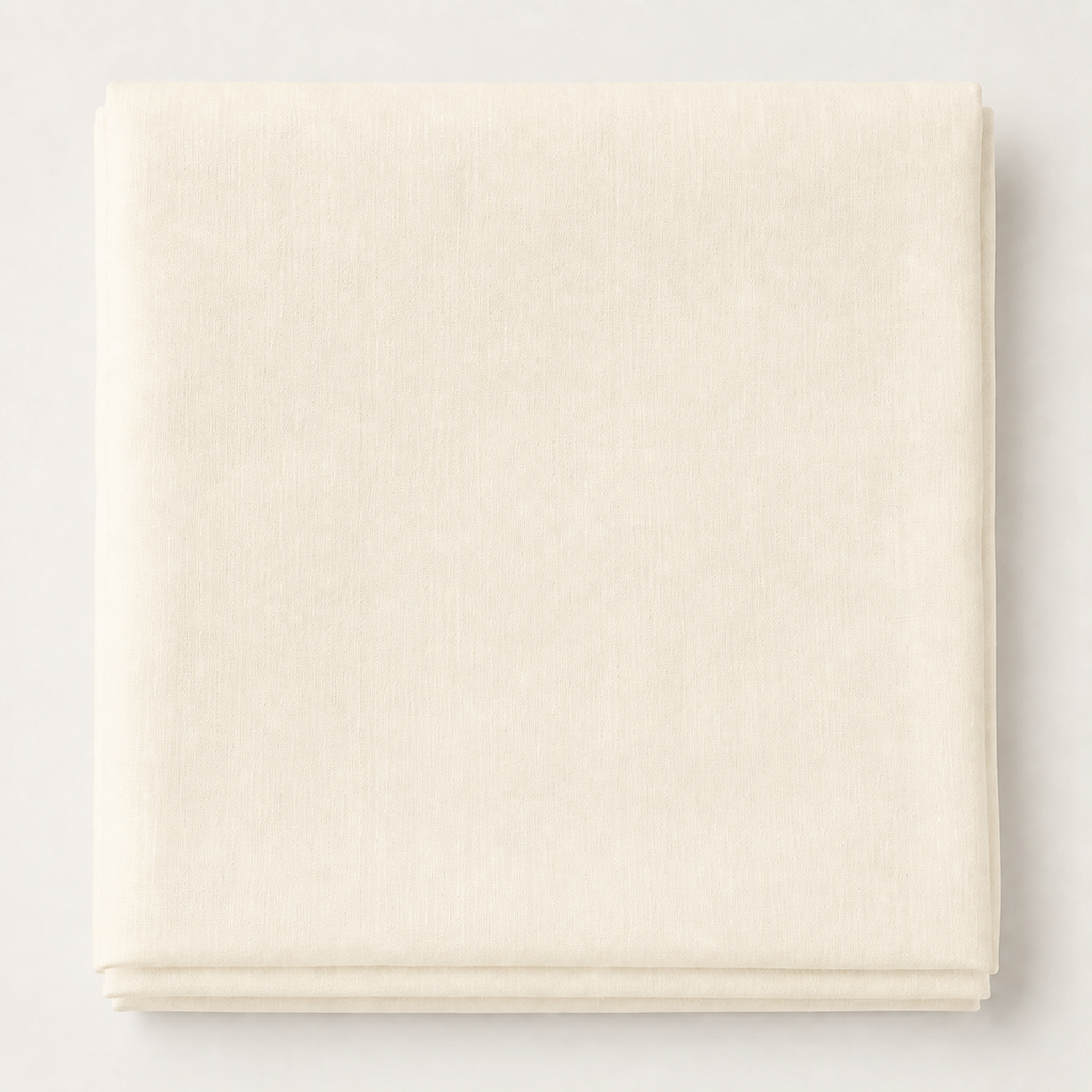 كوفرتة قطن كابوتينية مطرزة شهد 3ق -741 - offwhite