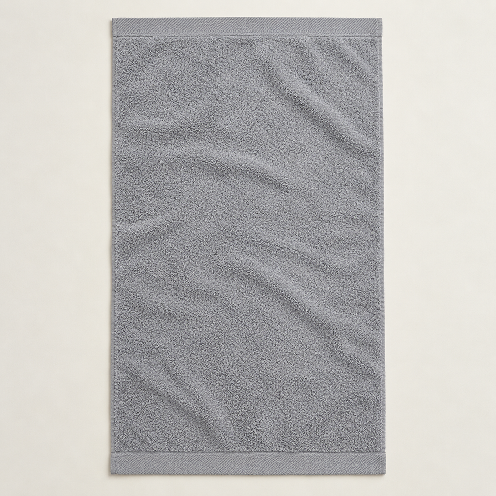 gray Sofia 90x160 cm cotton bath sheet – unfolded full view