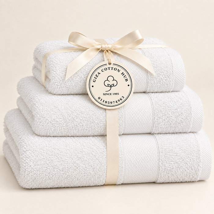 Sofia 3-Piece Towel Gift Set – White