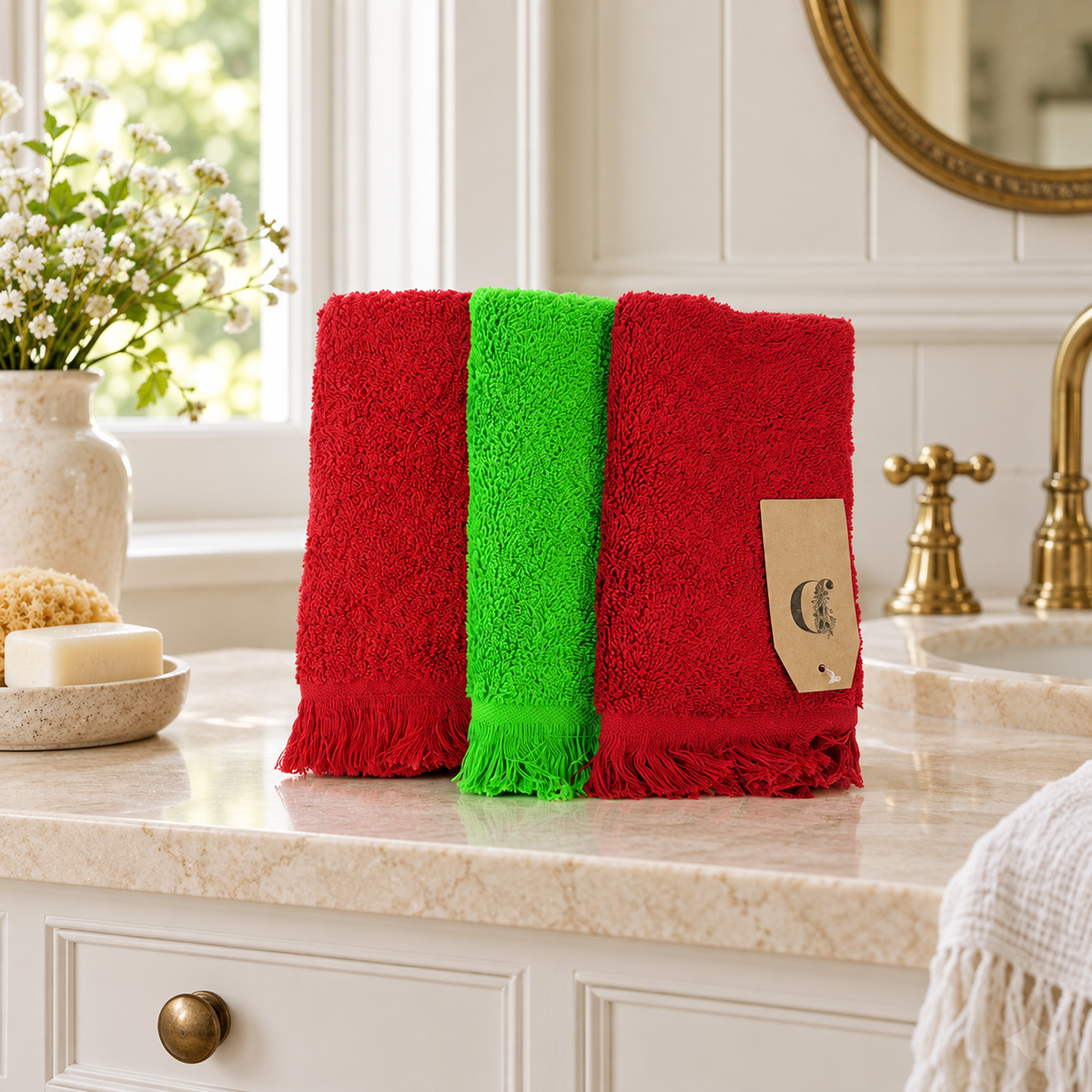 Dina towel lifestyle product image | Giza Cotton Hub