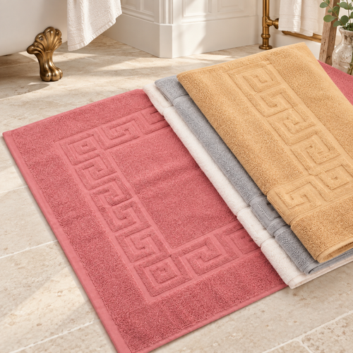 Bath Mat Versace product photo in refined English interior | Giza Cotton Hub