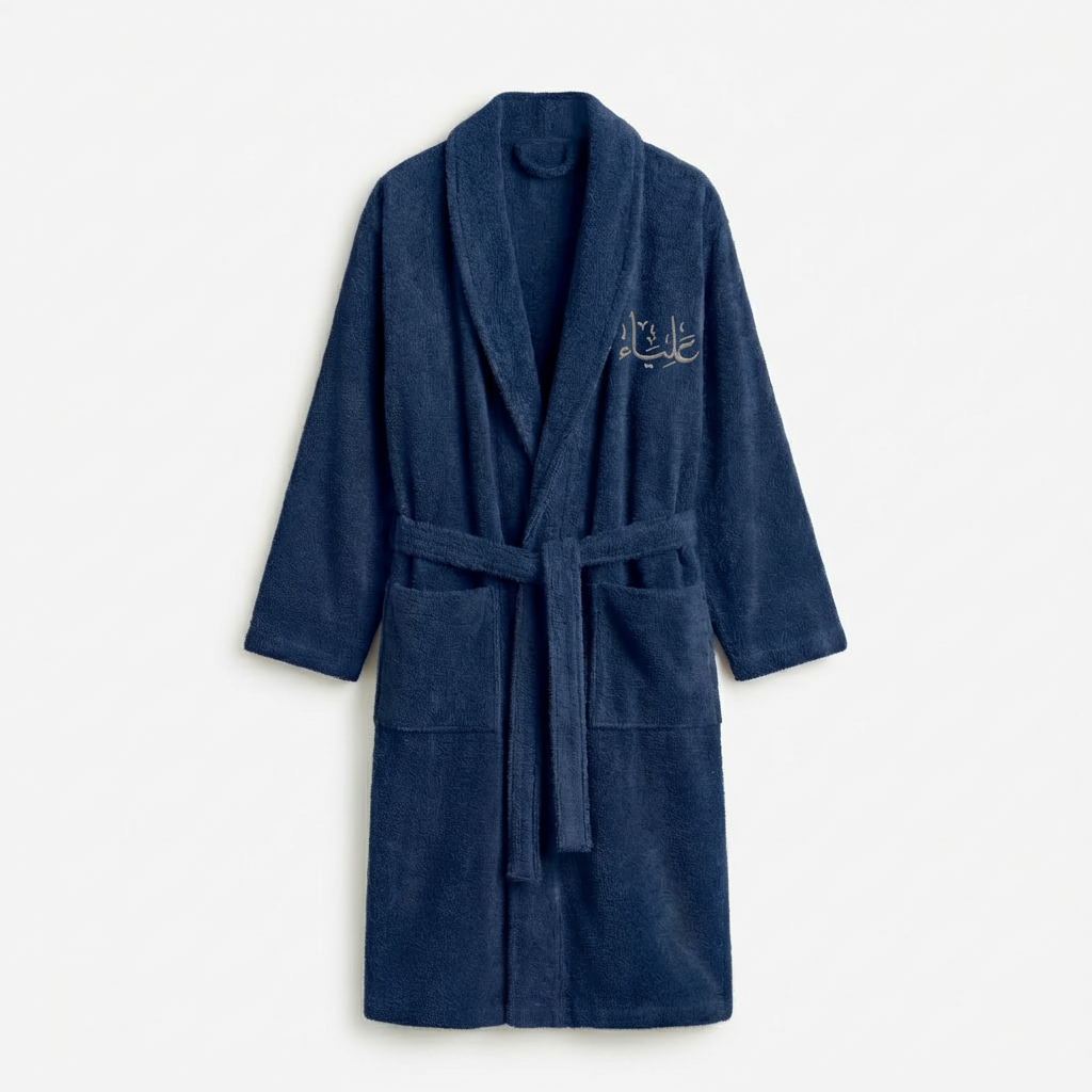 Embroidered Bathrobe - image 5