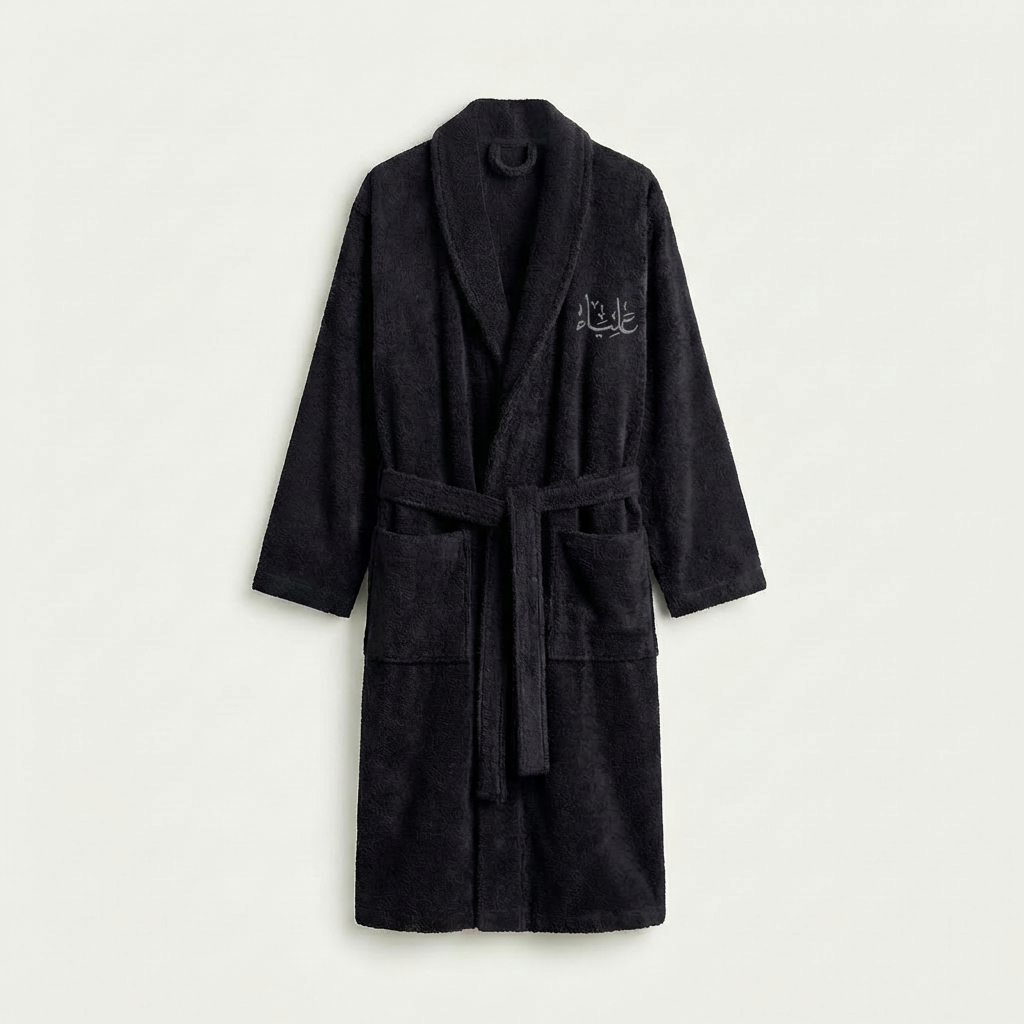 Embroidered Bathrobe - image 4