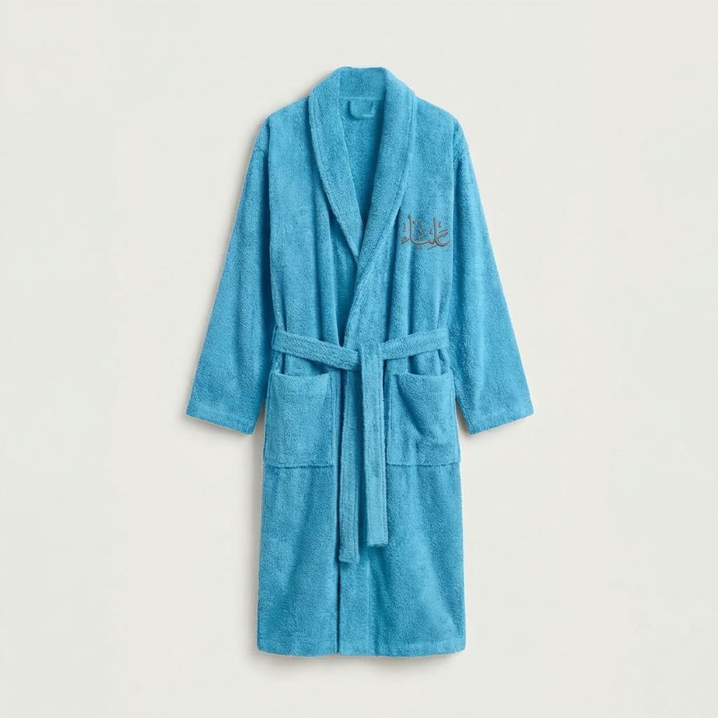 Embroidered Bathrobe - image 6
