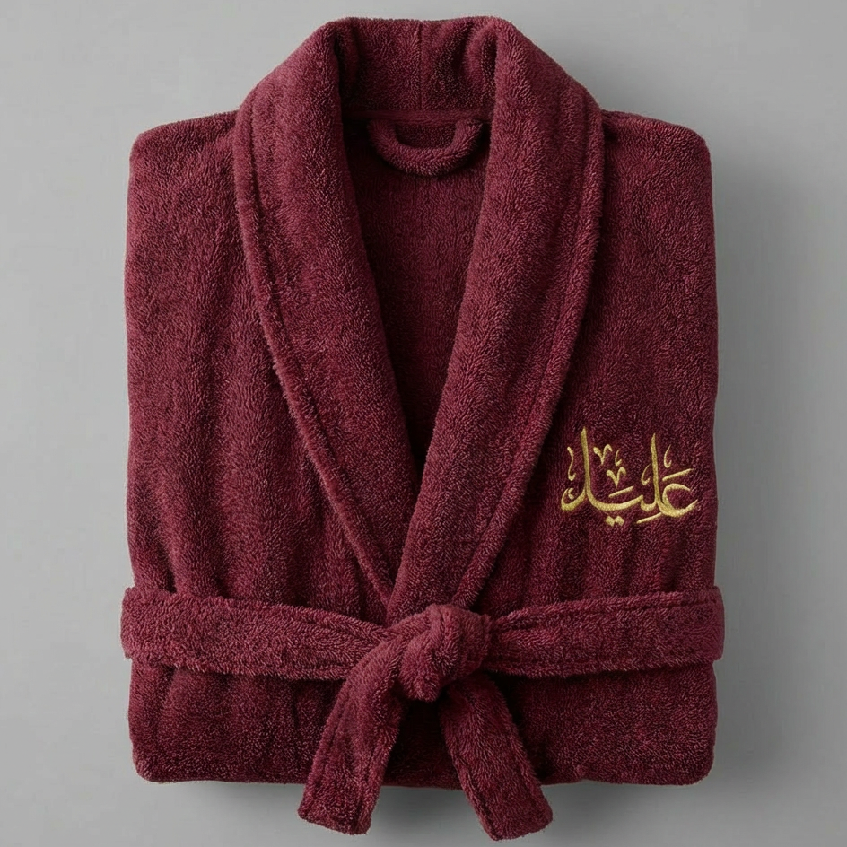 Embroidered Bathrobe - image 24