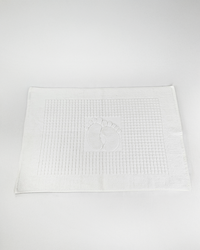 Cotton Bath Mat – White