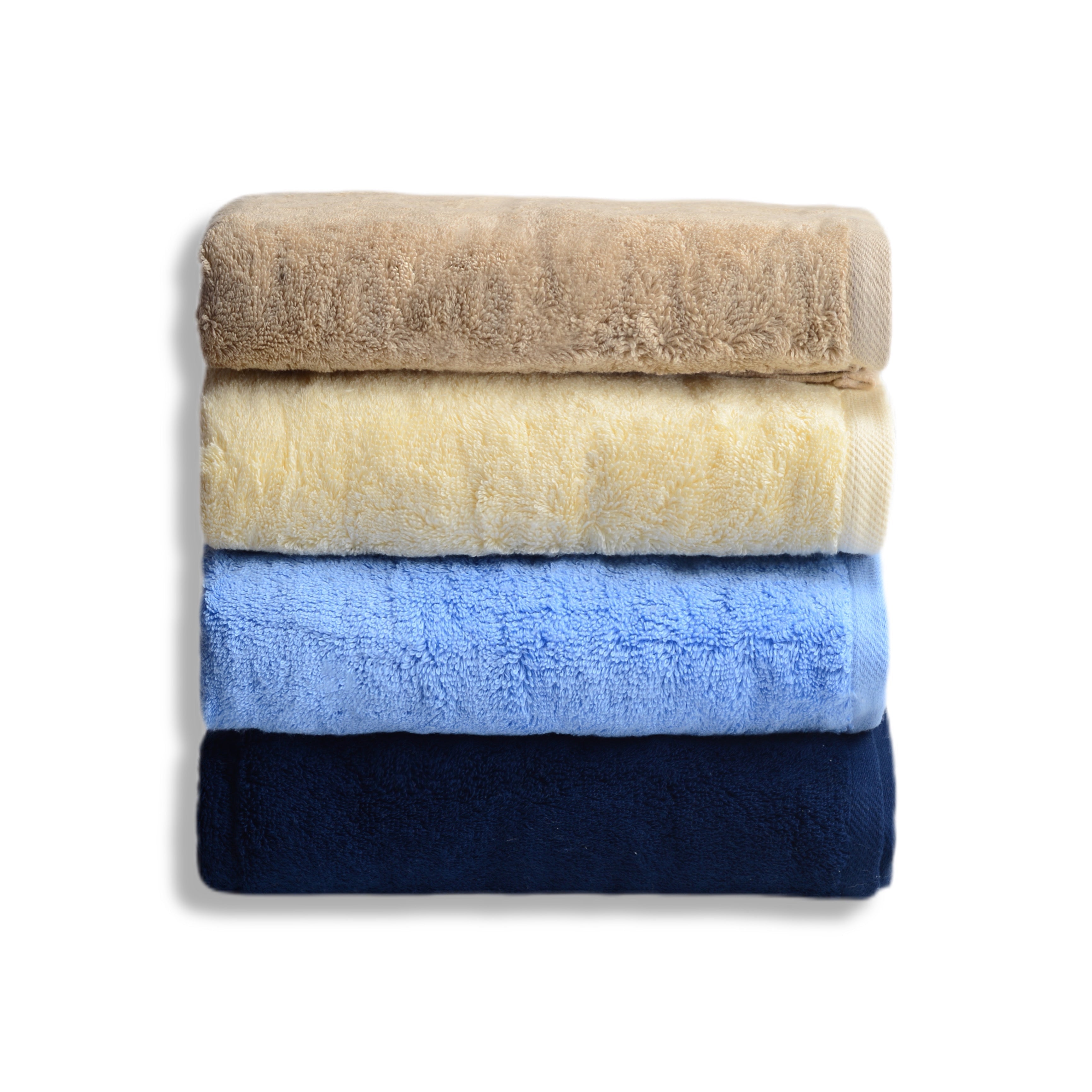 Set of 4 plain towels - image 3